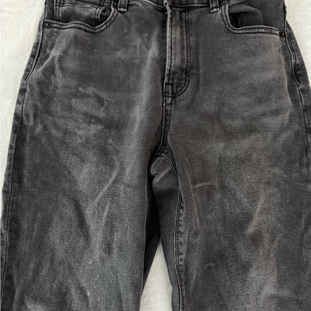 American Eagle Black Stretch Mom Jeans size 2 - Picture 2 of 10